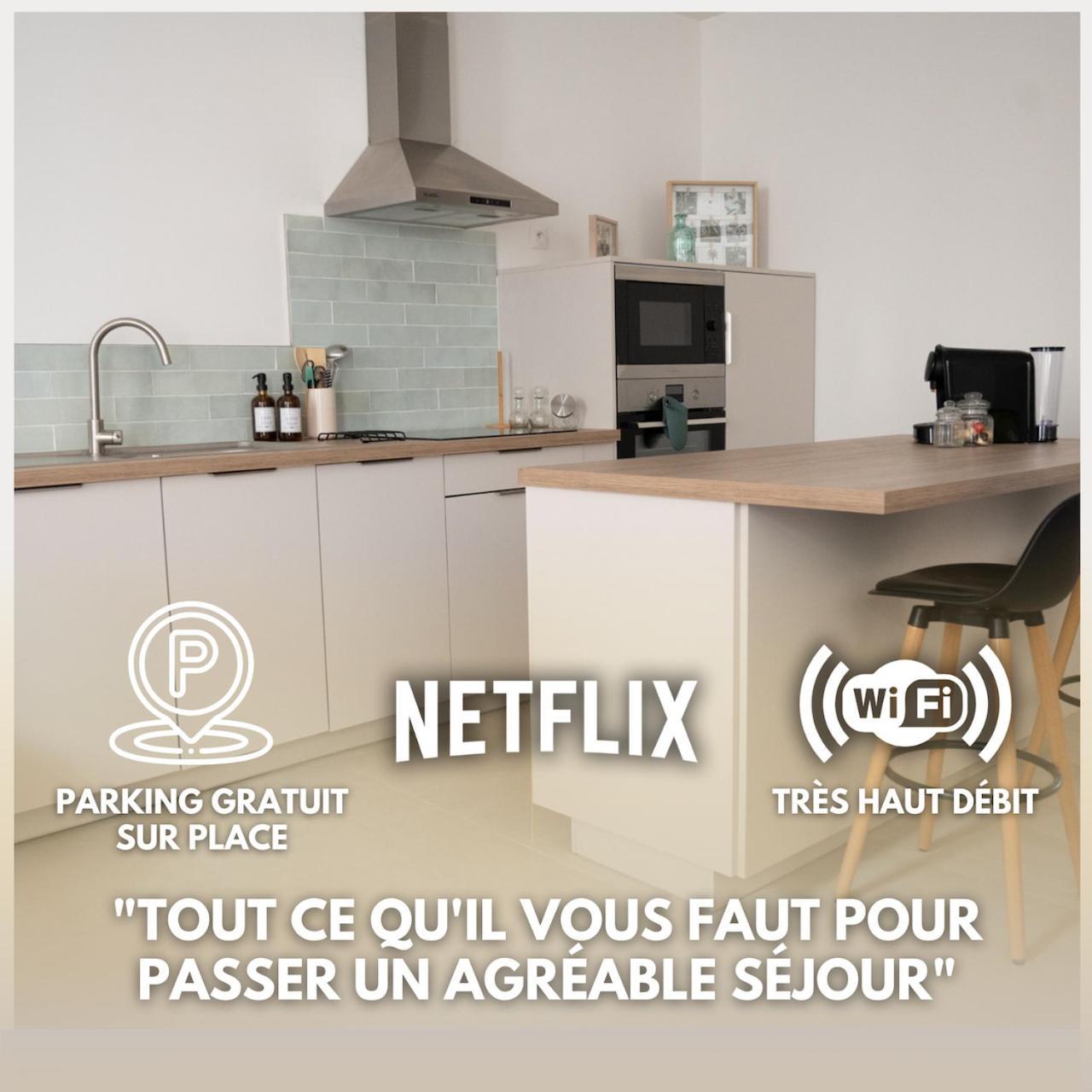 Lou Cabanot - Appartement Lumineux 3 Chambres - Parking Gratuit Béziers Exterior foto